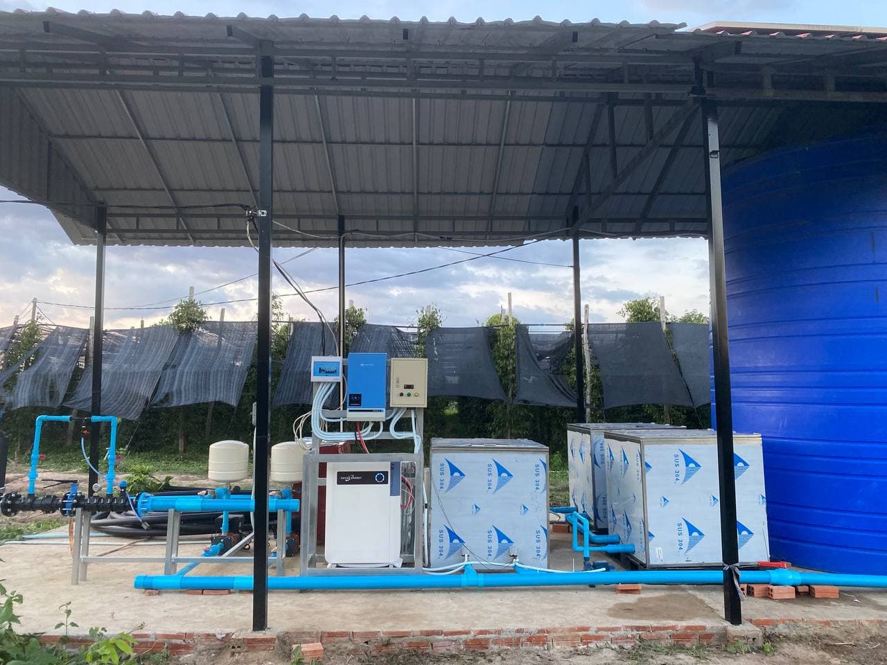 FarmOS hardware installed at a pepper farm in Kampot, Cambodia